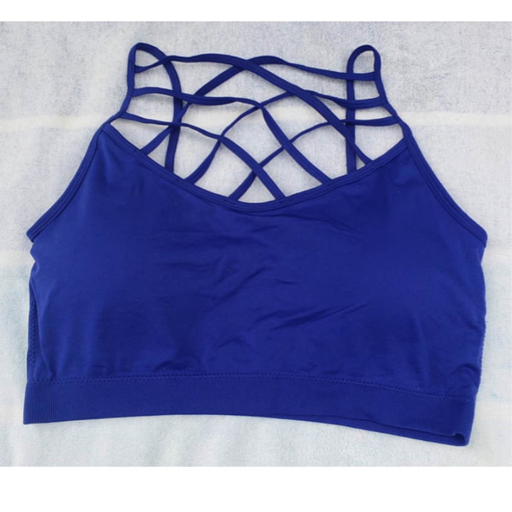 Cute strappy Bralettes - Royal blue